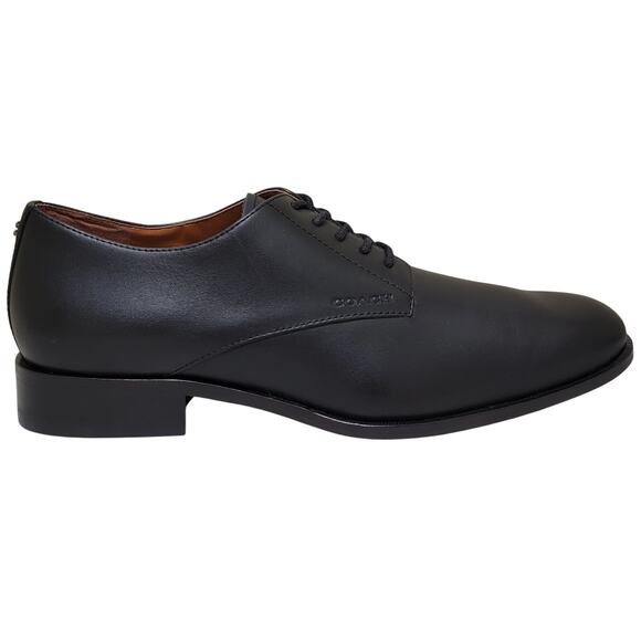 Coach Men Sculpt C Derby Plain Toe Lace Up Oxfords Size US 8D Black Leather main image 6